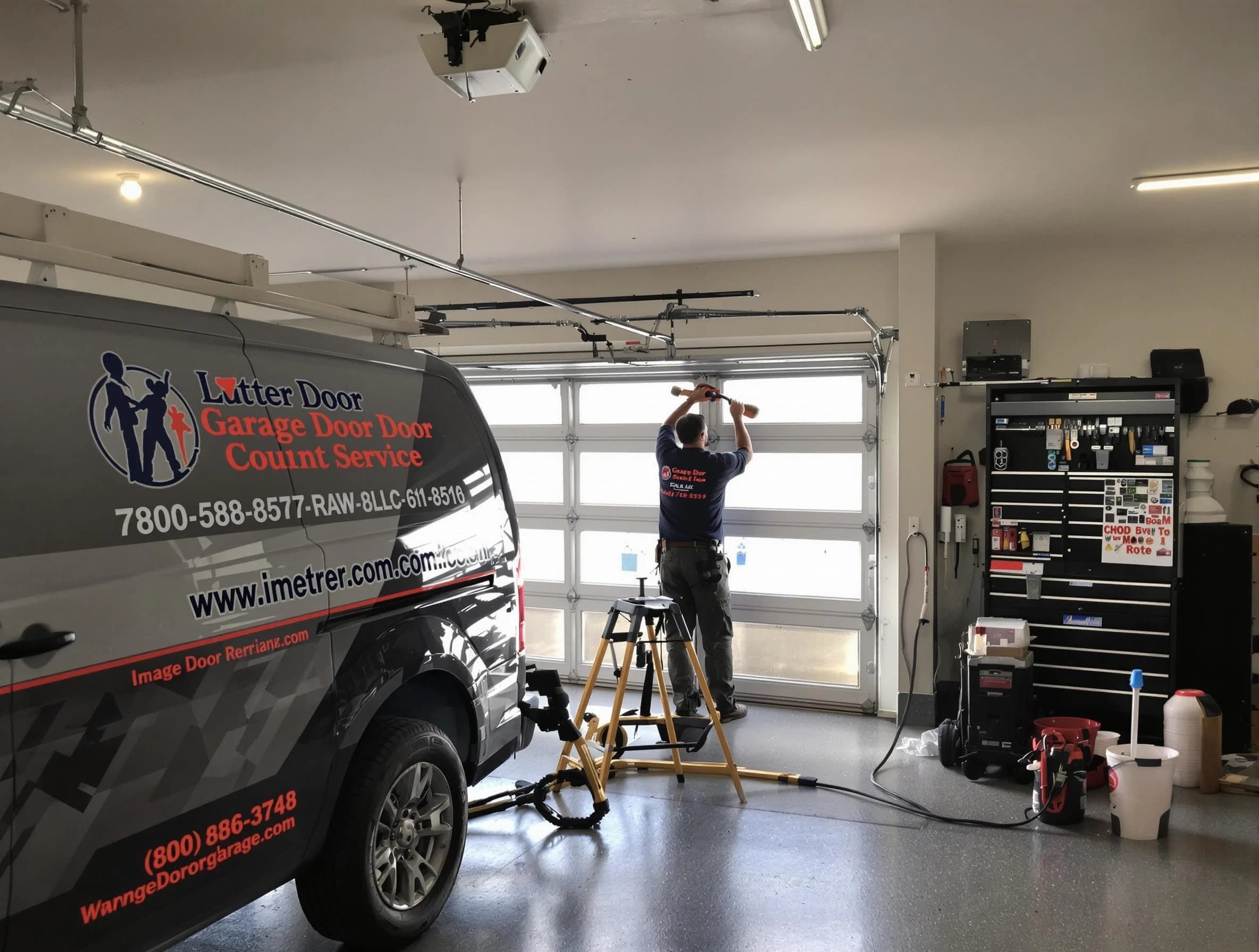 Woods Cross Garage Door Repair rapid response team performing same-day repair in Woods Cross