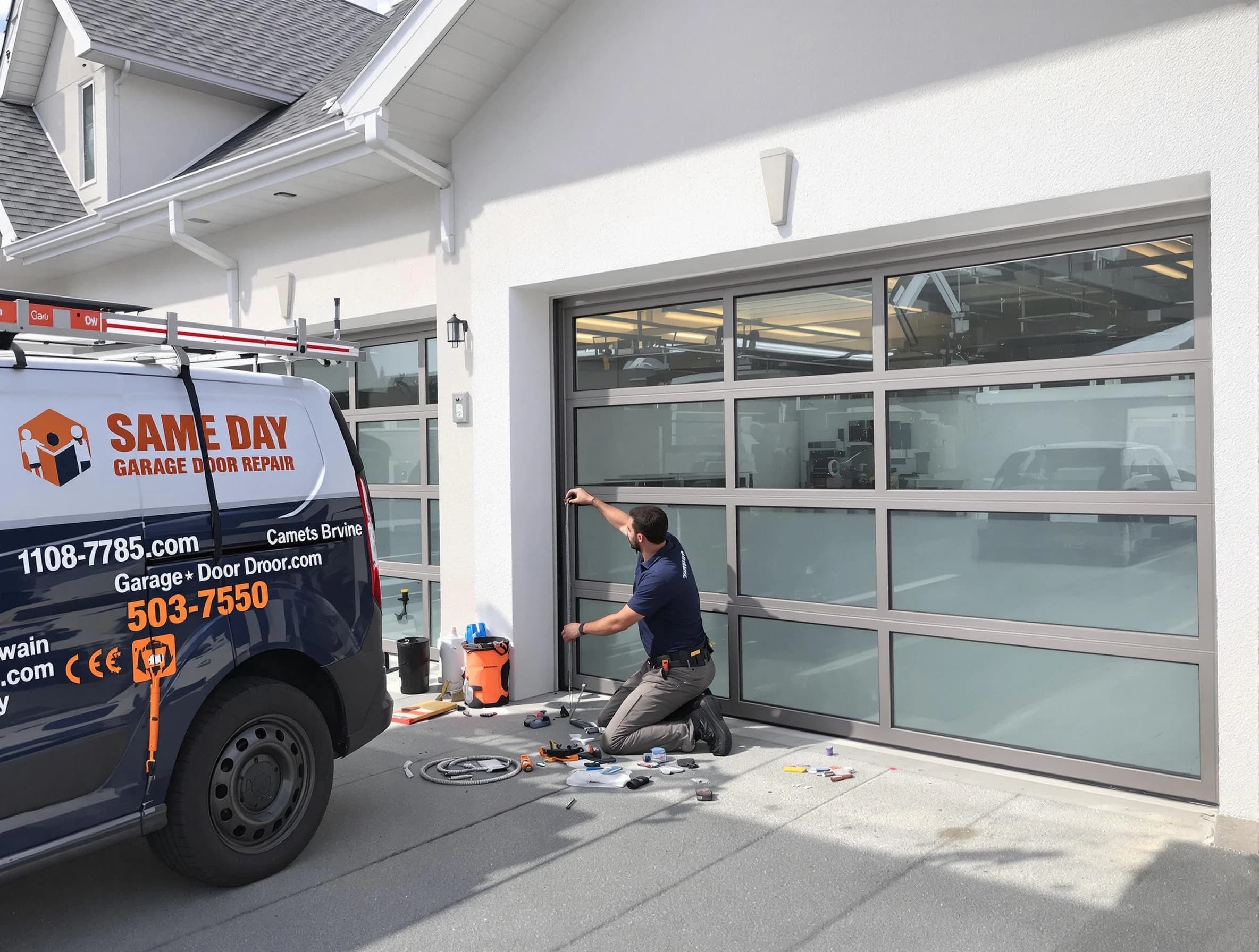 Same-day garage door repair service by Woods Cross Garage Door Repair in Woods Cross