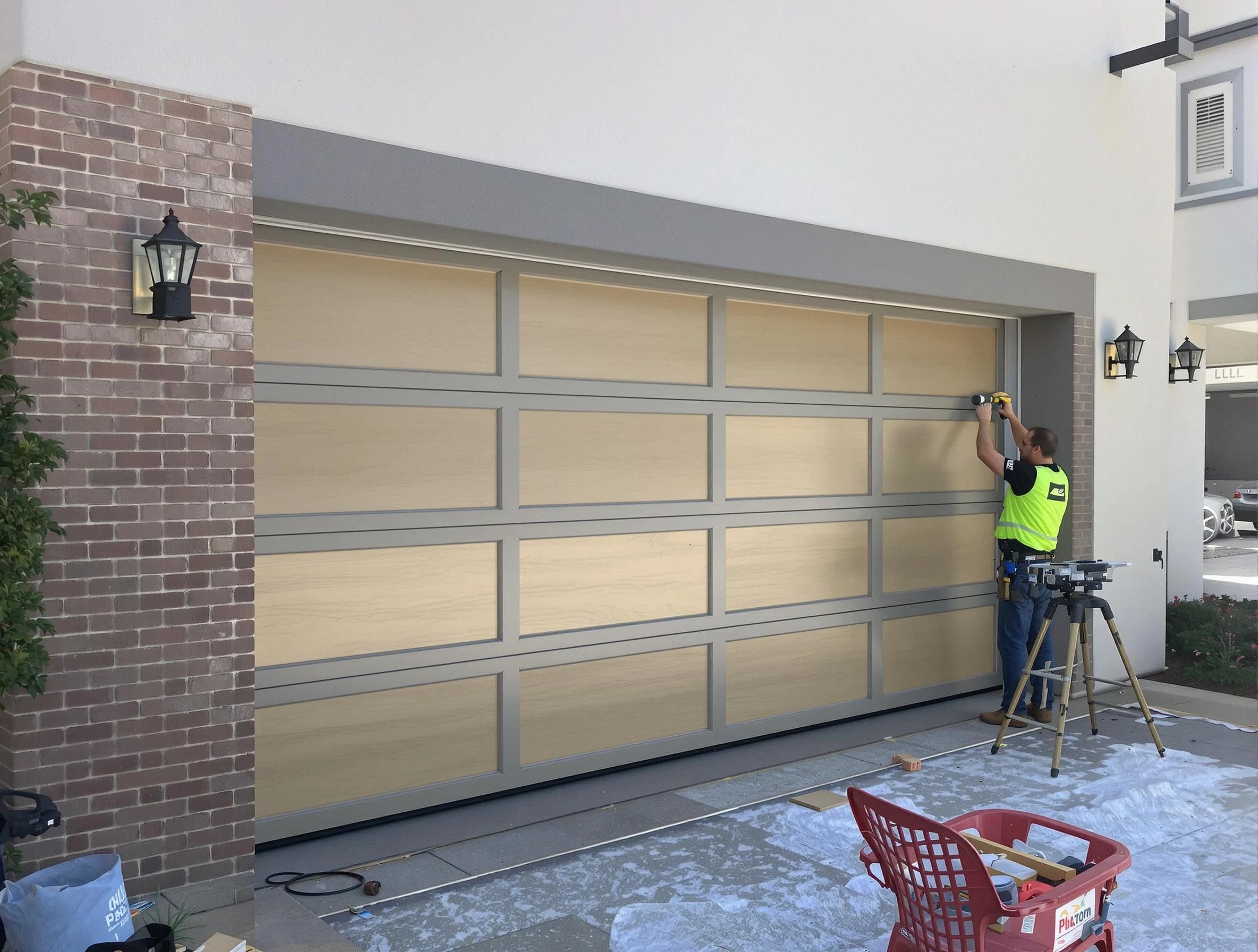 Garage door replacement service by Woods Cross Garage Door Repair in Woods Cross