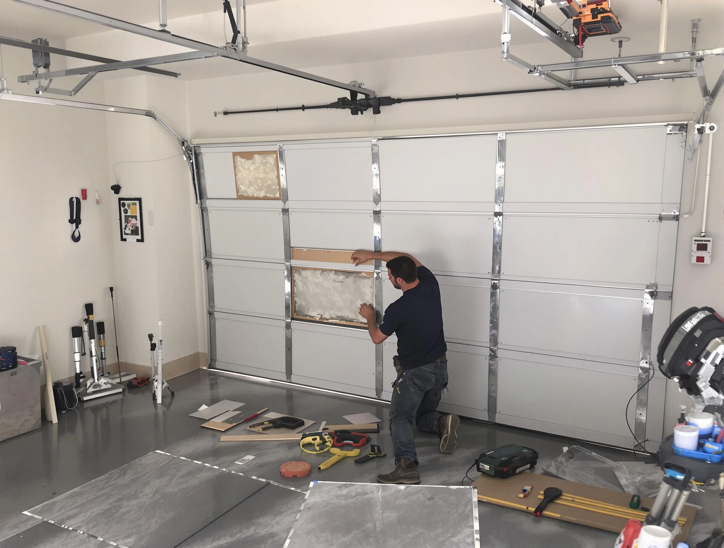 Garage Door Panel Repair in Woods Cross