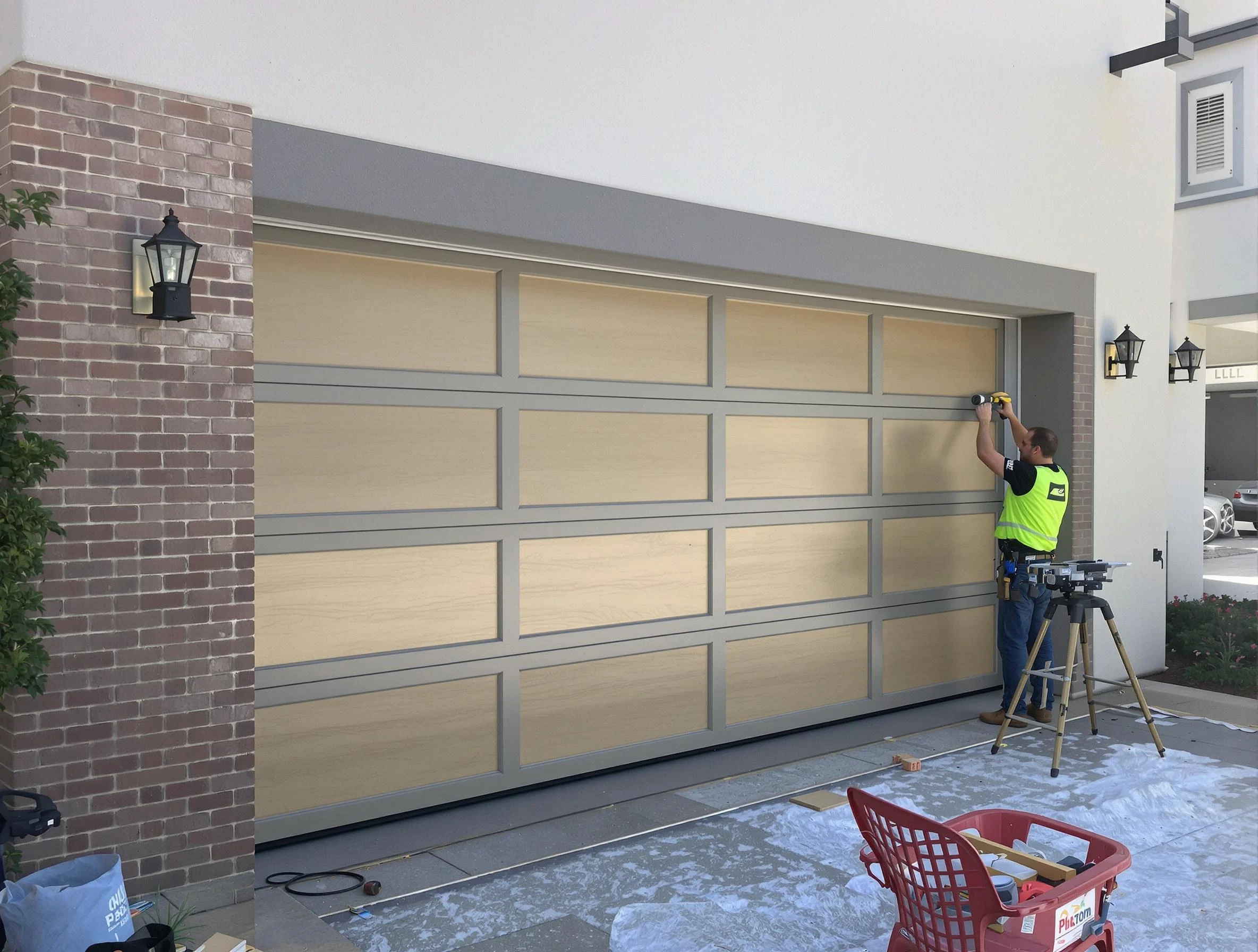 Garage door replacement service by Woods Cross Garage Door Repair in Woods Cross