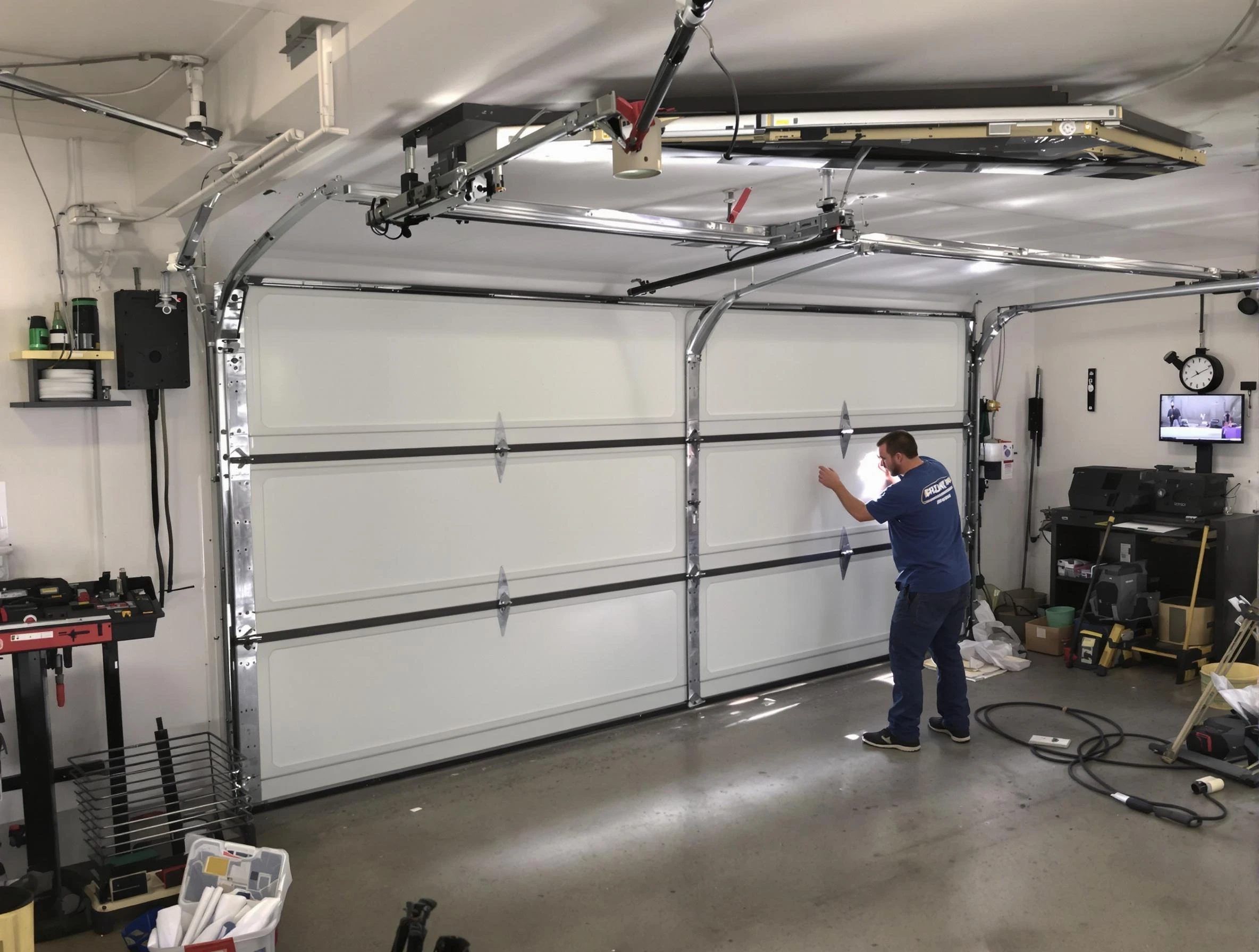 Professional garage door repair service by Woods Cross Garage Door Repair in Woods Cross