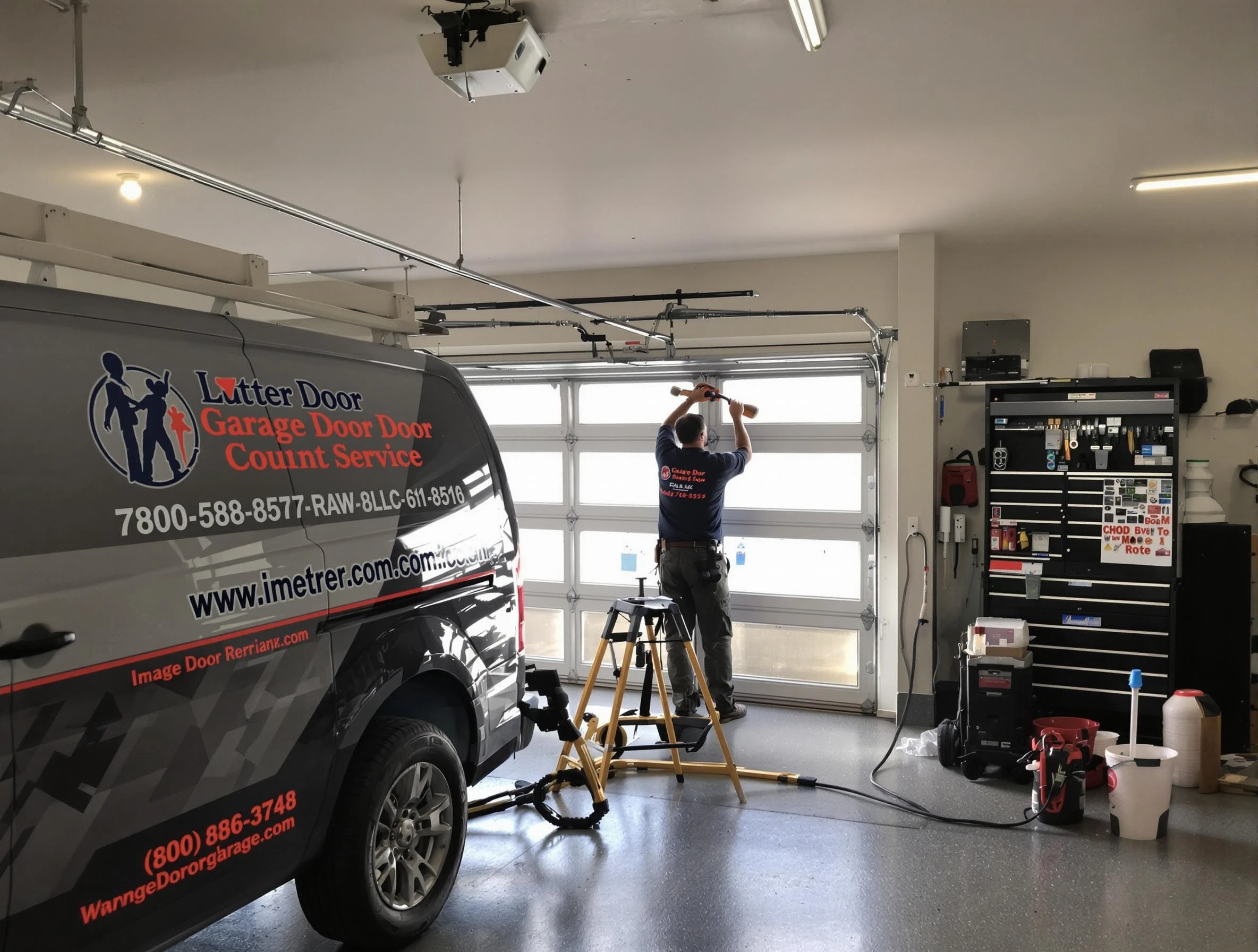Woods Cross Garage Door Repair rapid response team performing same-day repair in Woods Cross